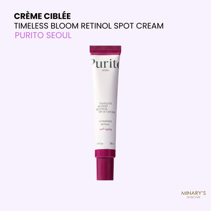 Purito Timeless Bloom Retinol Spot Cream 0.3% – Crème ciblée Anti-Taches & Ridules Jeju