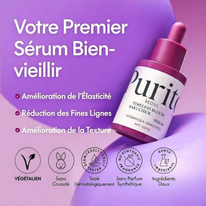 Purito Seoul – Sérum Bakuchiol 1% à l’Hydrangea de Jeju – Anti-Âge Doux 30 ml
