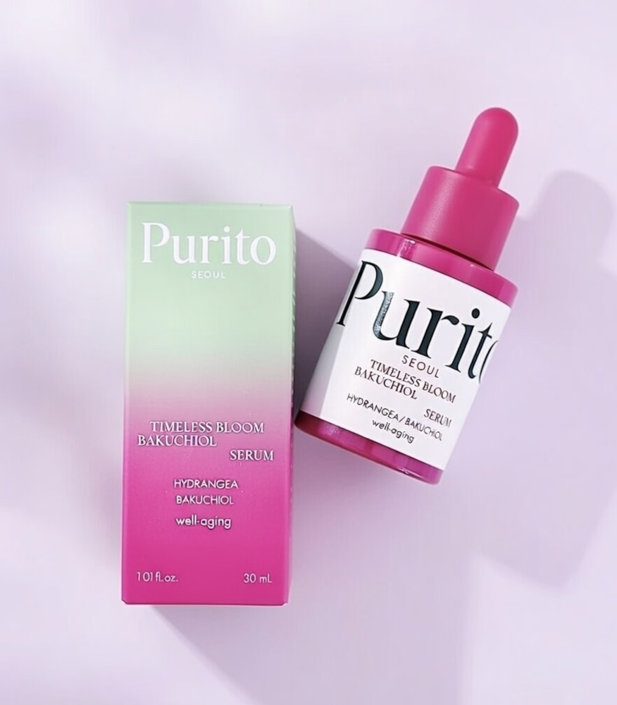 Purito Seoul – Sérum Bakuchiol 1% à l’Hydrangea de Jeju – Anti-Âge Doux 30 ml