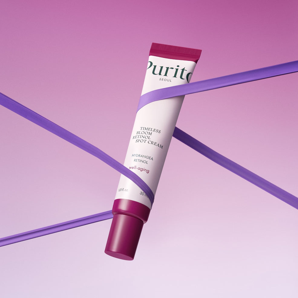 Purito Timeless Bloom Retinol Spot Cream 0.3% – Crème ciblée Anti-Taches & Ridules Jeju
