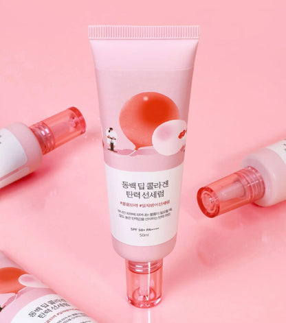 Round Lab – Camellia Deep Sun Serum SPF50+ PA++++ | Protection Anti-Âge - 50ml