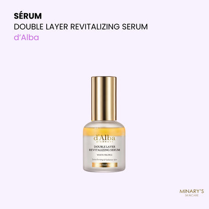 D'ALBA - White Truffle Double Layer Revitalizing Serum / Sérum revitalisant biphasé à la truffe blanche 50ml
