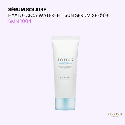 SKIN1004 Hyalu-Cica Water-Fit Sun Serum SPF50+ PA++++ – Sérum Solaire à la Centella - 50ml