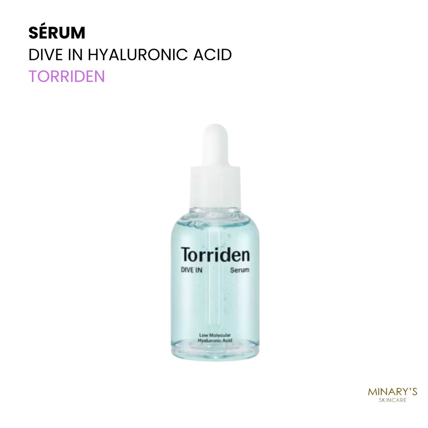 Torriden Dive-In Serum 50ml : sérum coréen ultra-hydratant à l’acide hyaluronique