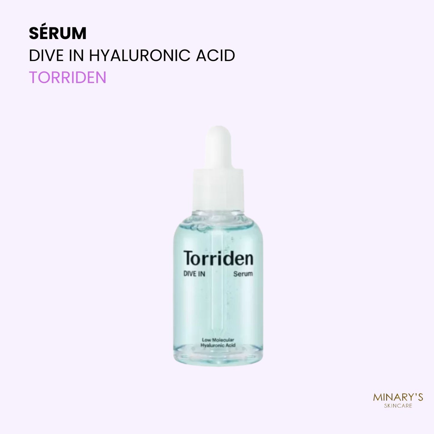 Torriden Dive-In Serum 50ml : sérum coréen ultra-hydratant à l’acide hyaluronique