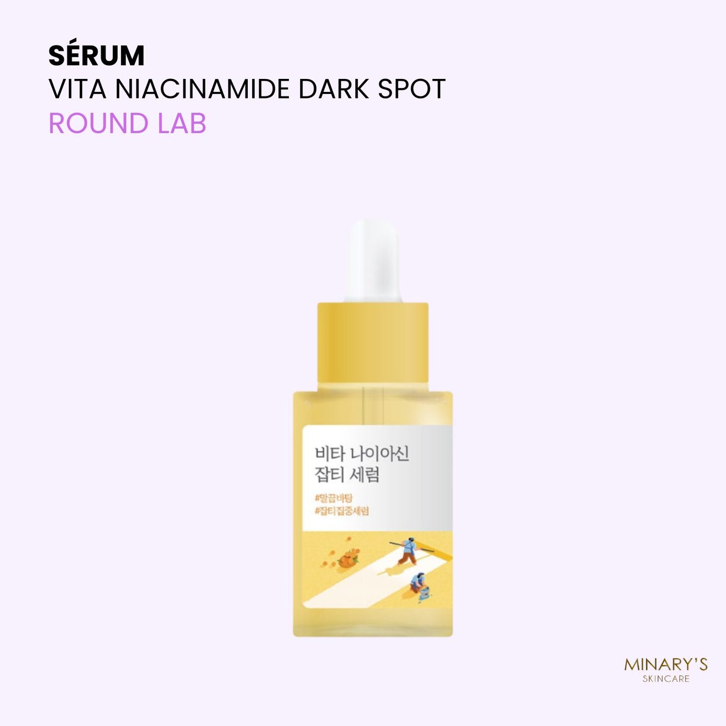 Round Lab – Vita Niacinamide Dark Spot Serum | Sérum Anti-Taches au Seaberry - 30ml