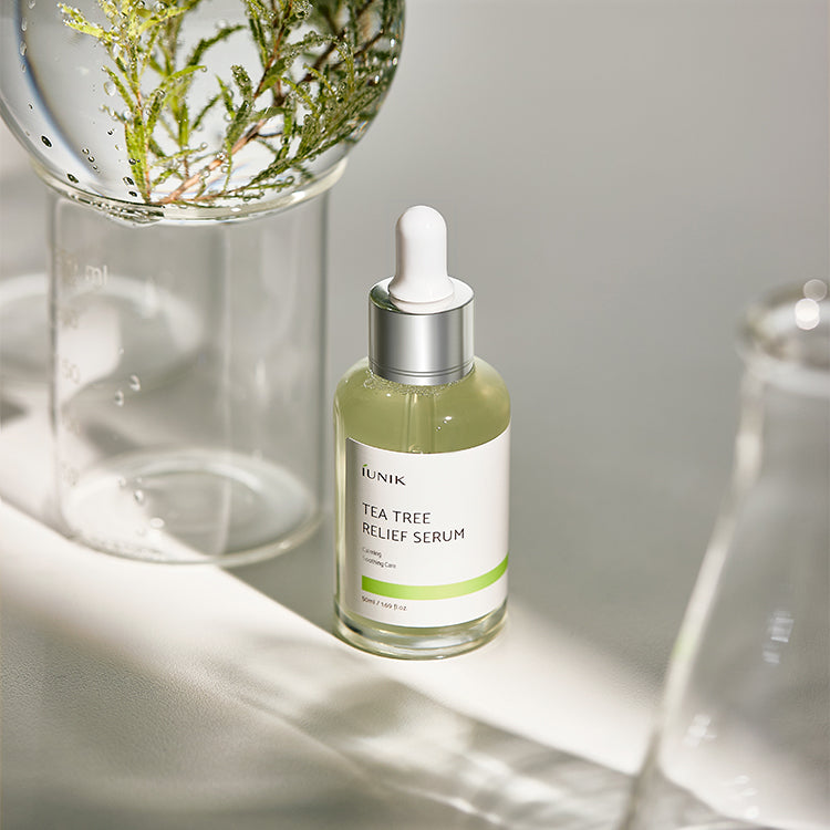 Pack Duo iUNIK – Tea Tree Relief Serum  50ml + Centella Calming Gel Cream 60ml