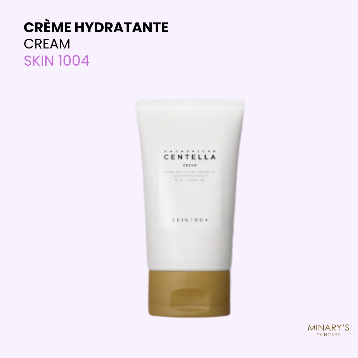 SKIN1004 Madagascar Centella Cream – Crème hydratante apaisante peaux sensibles - 75ml