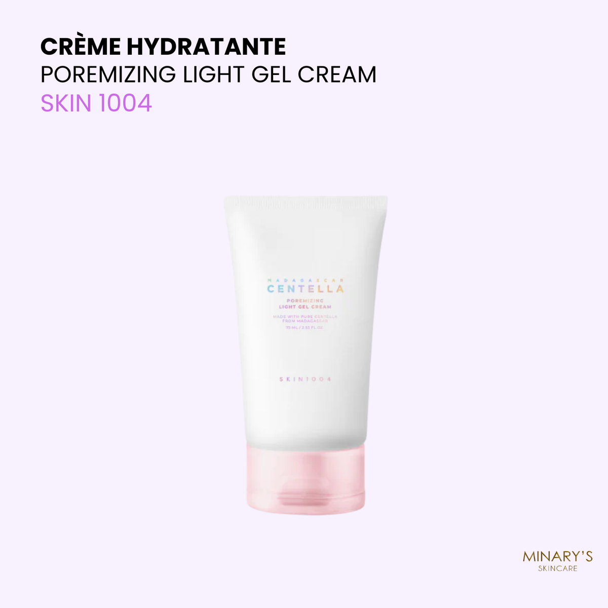 SKIN1004 Madagascar Centella Poremizing Light Gel Cream – Crème Gel Coréenne Hydratante Pores et Imperfections 75ml
