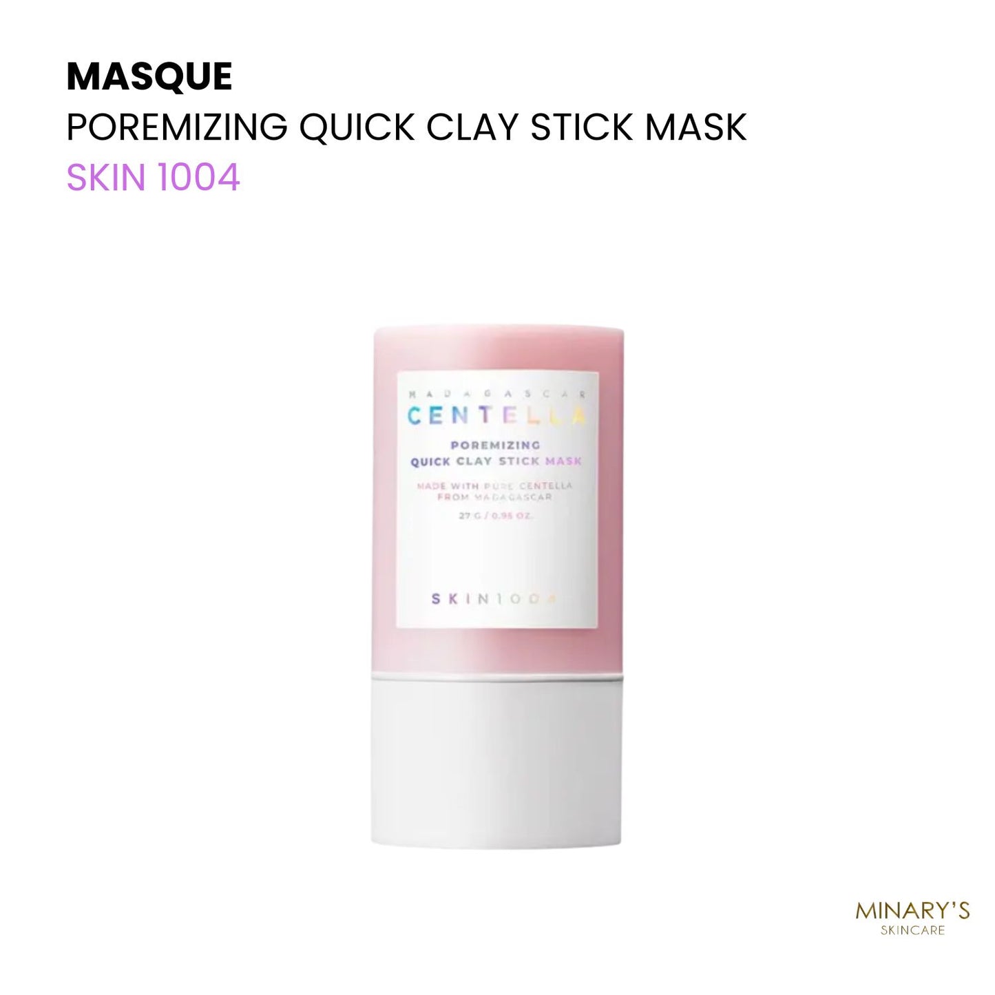 SKIN 1004 - Poremizing  Quick Clay Stick Mask 27g