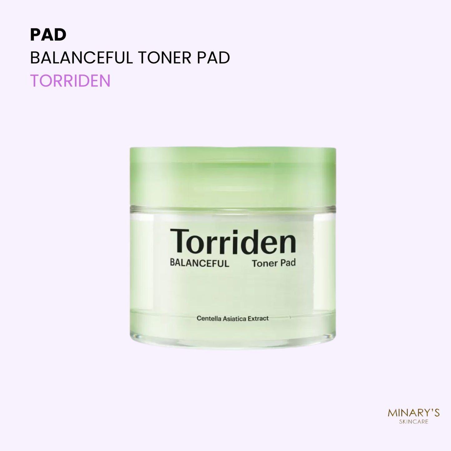 🌿 Torriden – Balanceful Disques Purifiants Cica 60 Pads
