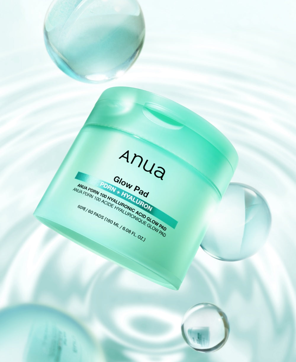 Anua – Glow Pad PDRN + Hyaluron - 70 disques exfoliants + hydratants 180ml