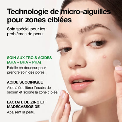 ANUA Patch Microdart Anti-Boutons Triple Acide (AHA+BHA+PHA) – 12 patchs