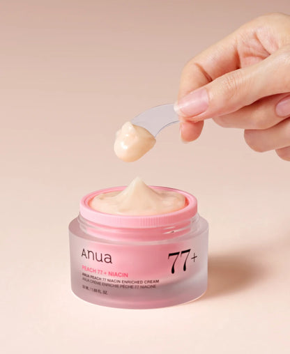 ANUA – Peach 77 Niacin Cream | Crème Éclat & Hydratation 50ml