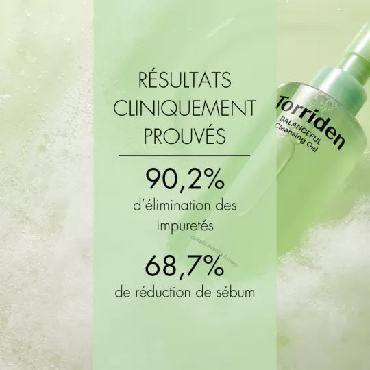 🌿 Torriden – Balanceful Cleansing Gel | Nettoyant doux au Cica 10 000ppm (200ml)