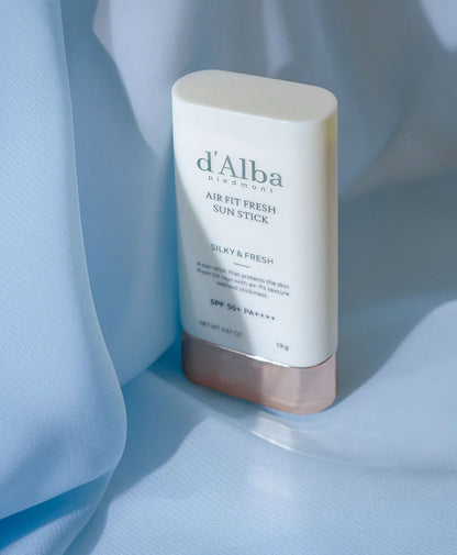 d'Alba – Air Fit Fresh Sun Stick SPF 50+ PA++++ | Stick Solaire Invisible - 19g
