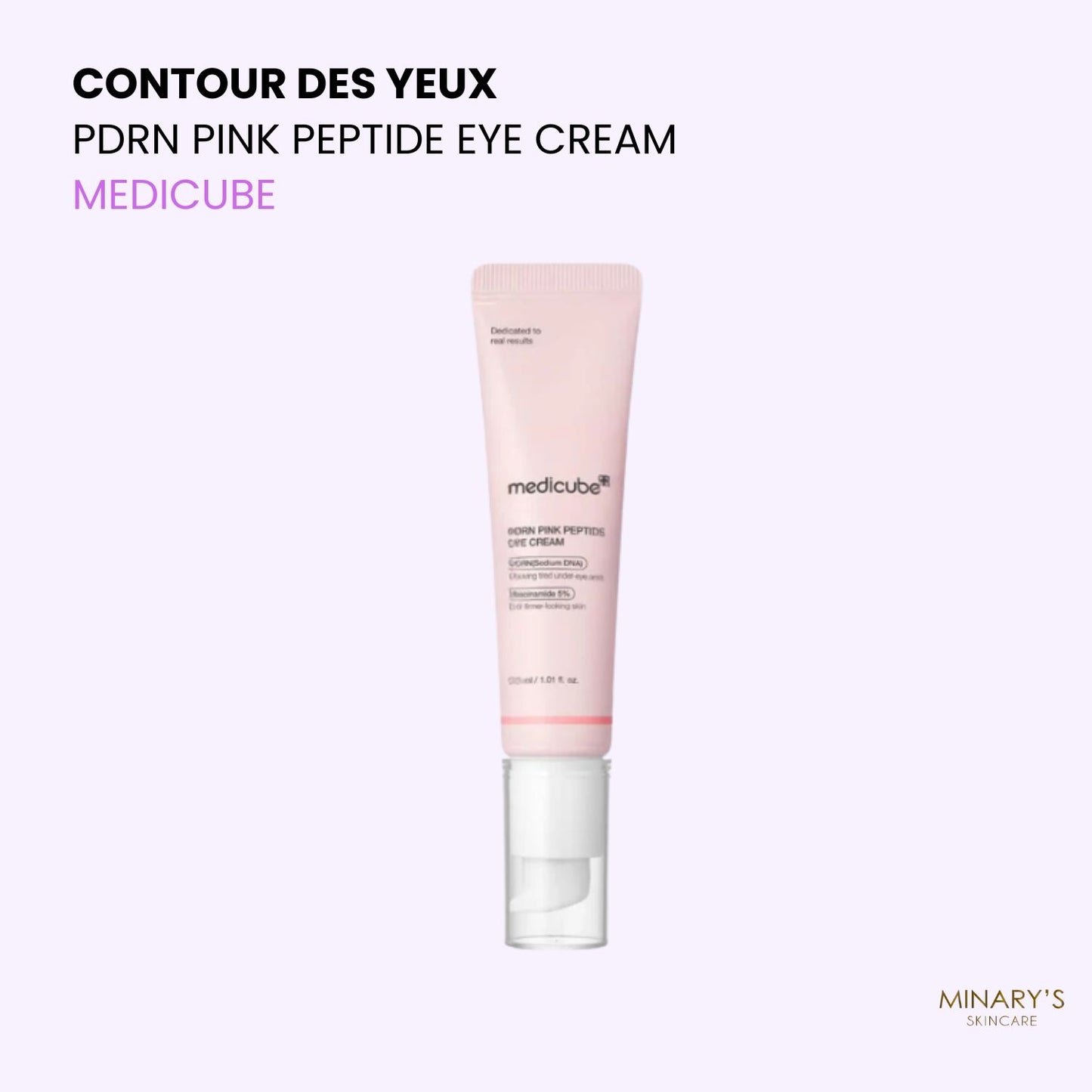 Medicube - PDRN Pink Peptide Eye Cream - Contour des yeux anti-âge 30ml