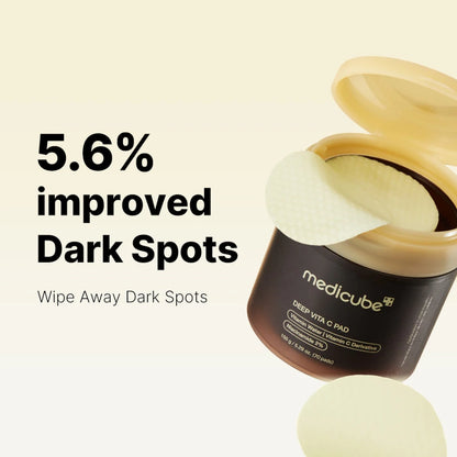 Medicube - Deep Vita C Pad - 70 pads Exfoliants à la Vitamine C