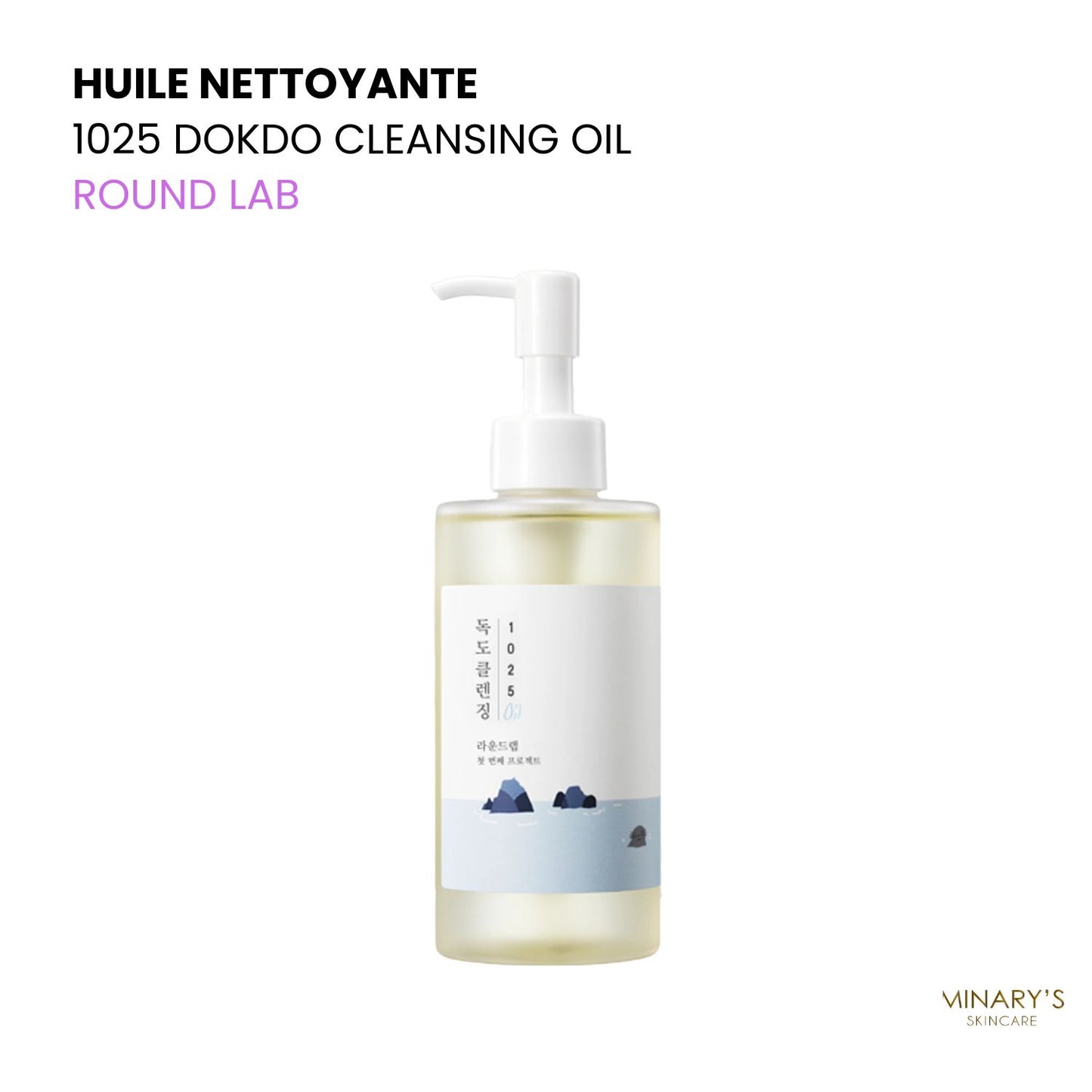 Round Lab 1025 Dokdo Cleansing Oil - Huile Nettoyante Douce - 200ml